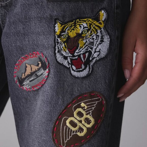 Urban Outfitters BDG Kayla Patched Jean 33 NWOT - Picture 3 of 10